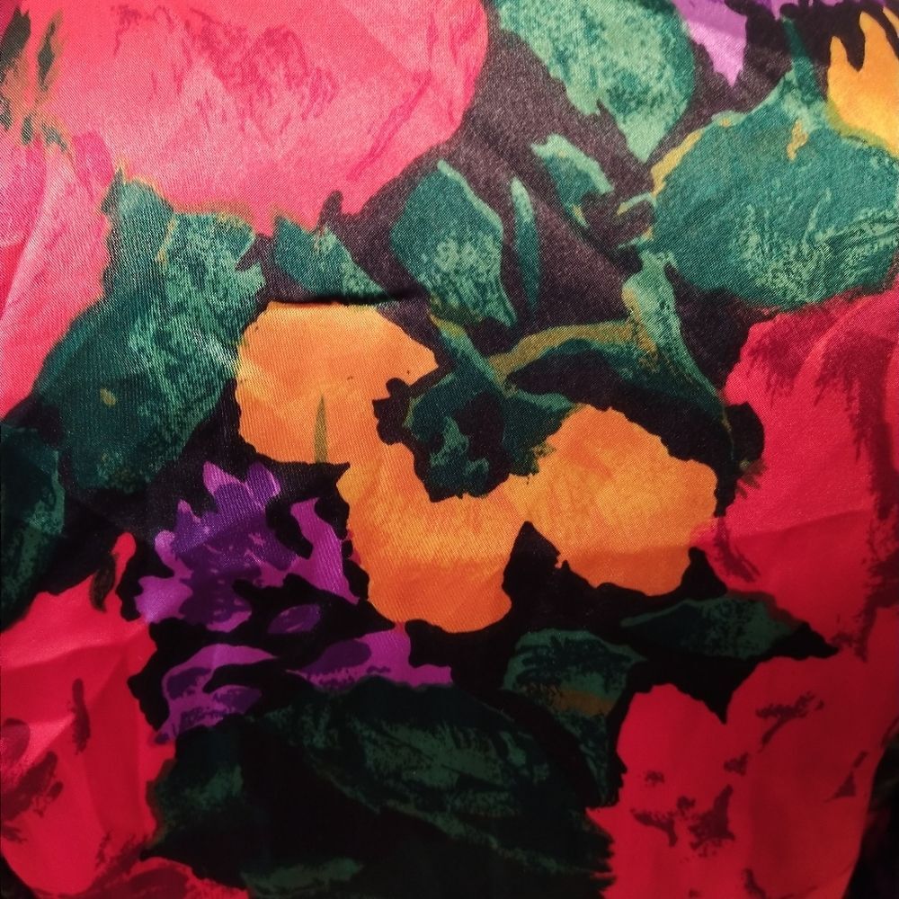 Vintage Victoria's Secret Gold Label Floral Robe Size Large See - Picture 6 of 8